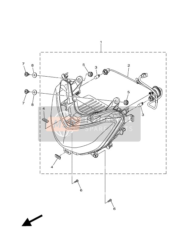 901590681700, Vis,  Avec Rondelle, Yamaha, 3